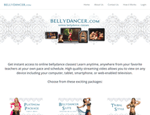 Tablet Screenshot of bellydancer.com